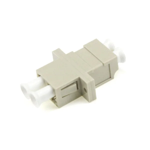 LC/UPC MM DX (GRAY) FIBER OPTIC ADAPTER(COUPLER)