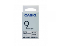 Casio Label 9mm Black on White