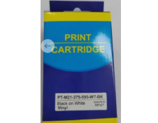 COMPATIBLE BRADY LABEL-BLACK ON WHITE PT-M21-500-499-WT-BK
