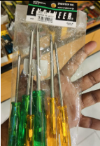 Crystal StandardScrewdriver Set, 6-Piece-Made in Jappan