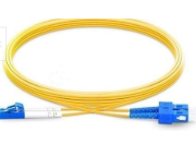 LC/UPC-SC/UPC SM DX 3.0MM LSZH (G657A1)YEL COLOR 10MTR PATCH CORD-MADE IN KSA