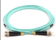 ST/UPC-ST/UPC OM4 2.0MM DX LSZH AQUA COLOR 3 MTR PATCH CORD- INFAST