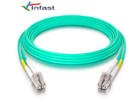 LC/UPC LC/UPC OM4 2.0MM DX LSZH AQUA COLOR 2MTR PATCH CORD-GSP1024