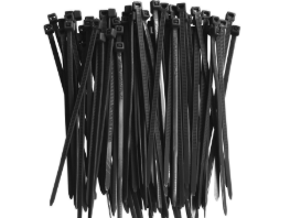 CABLE TIE 3.6*150mm COLOR BLACK 100PCS