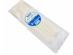 CABLE TIE 3.6*300mm COLOR WHITE 100PCS