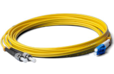 LC/UPC-ST/UPC SM DX 2.0MM LSZH (G657A2)YEL COLOR 3 MTR PATCH CORD-INFAST