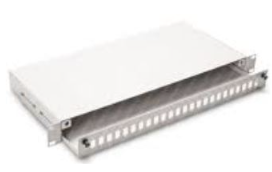 GREY 24 PORT (48C) SC DUPLEX EMPTYPATCH PANEL WITH FRONT TRAY