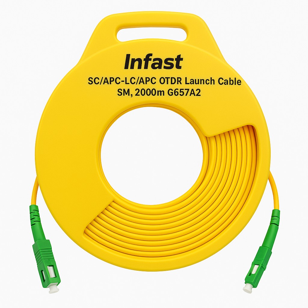 Infast SC/APC-LC/APC OTDR Launch Cable SM,2000m G657A2