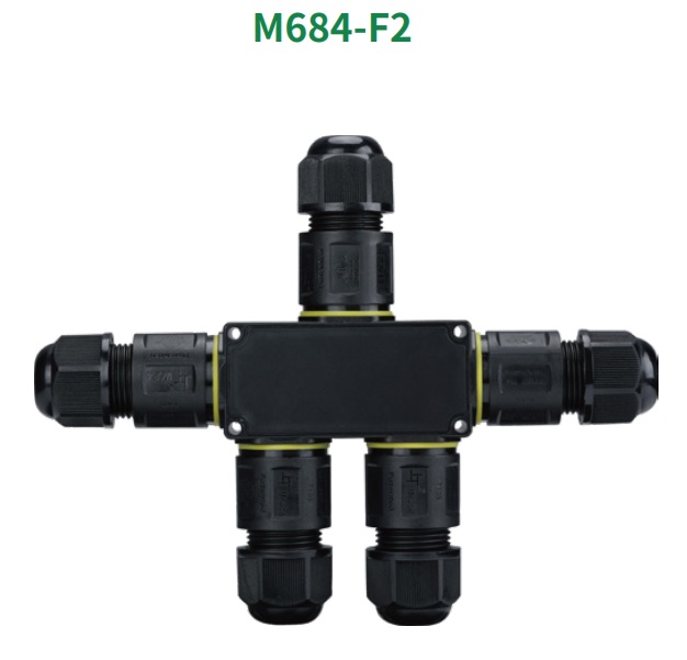 2pin / 3pin (screw-less type) IP68 Waterproof Connector M684-F2