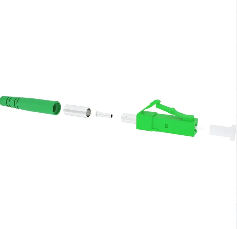 LC/APC SM 3.0MM SX PATCH CORD CONNECTOR GREEN FULL SET (GSZ1001)