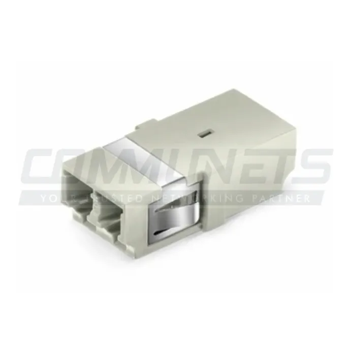 LC/UPC MM DX (GRAY) FIBER OPTIC ADAPTER(COUPLER)