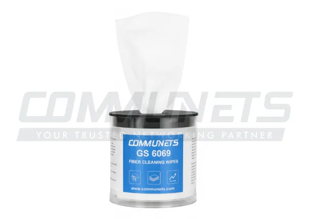 Fiber Cleaning Wipes, Lint-Free, 100 Sheets, 2x4.25 Size, Professional Fiber Optic Cable Maintenance