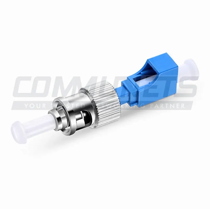 ST MALE TO LC FEMALE SIMPLEX FIBER OPTIC ADAPTER