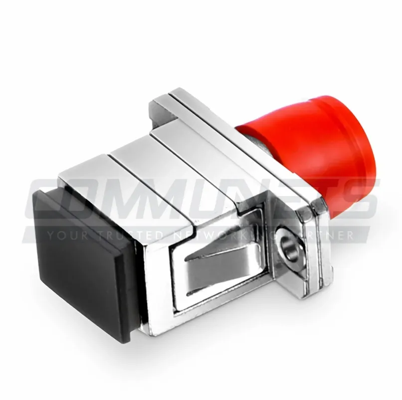 FC FEMALE TO SC FEMALE SIMPLEX FIBER OPTIC ADAPTER
