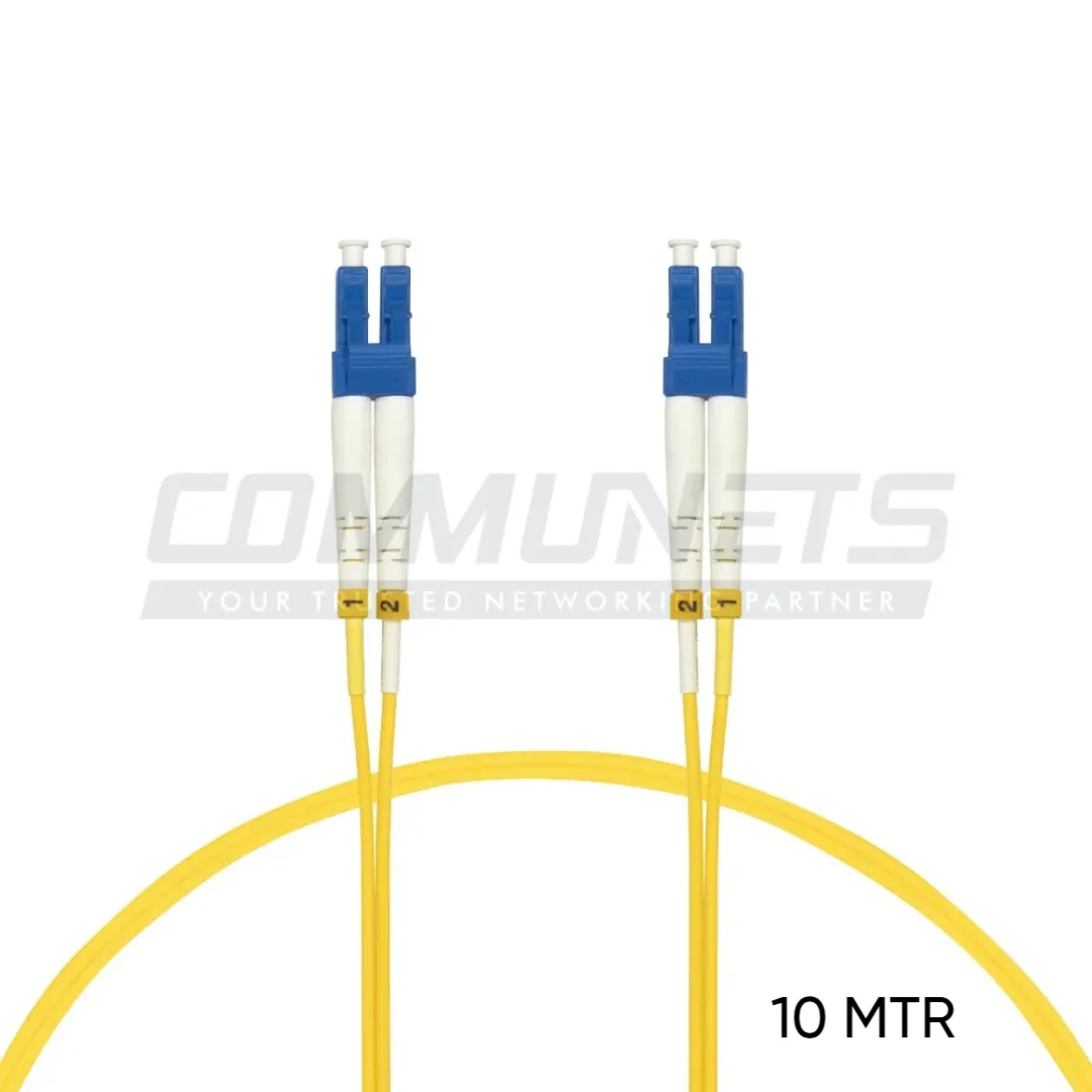 LC/UPC-LC/UPC SM DX G652 2.00 Fiber Patch Cord 10 MTR - Infast