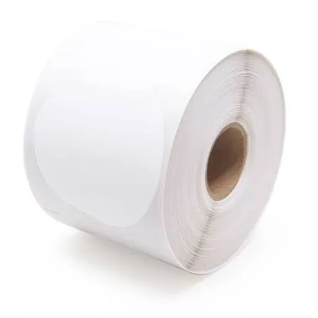 T25*25-225RND: Niimbot Round White Label 25mm – Circular Matte White Label (25mm Diameter)