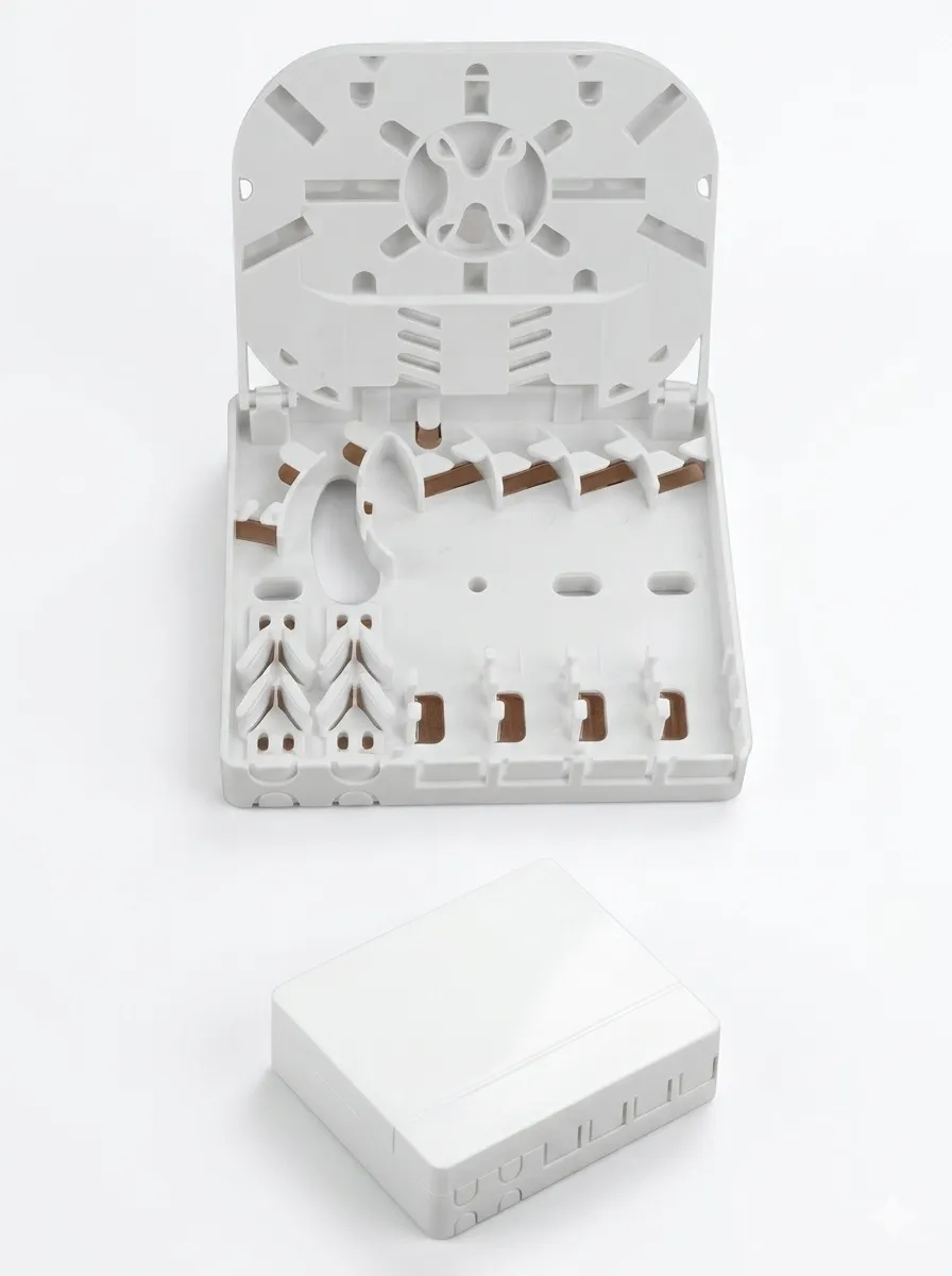 4-Port Fiber Terminal Box -LC-DX - Fiber Faceplate