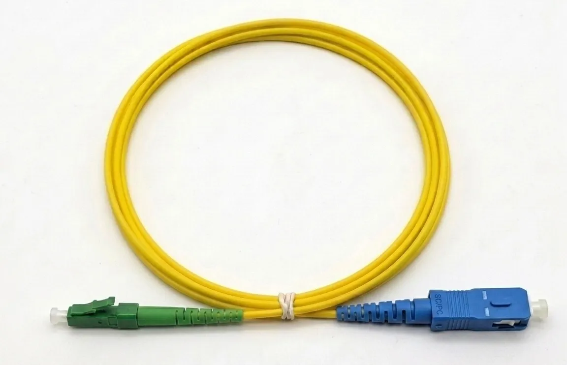 LC/APC SC/PC SM SX LSZH (G657A2) 2.0MM PATCH CORD YEL- 1MTR - INFAST