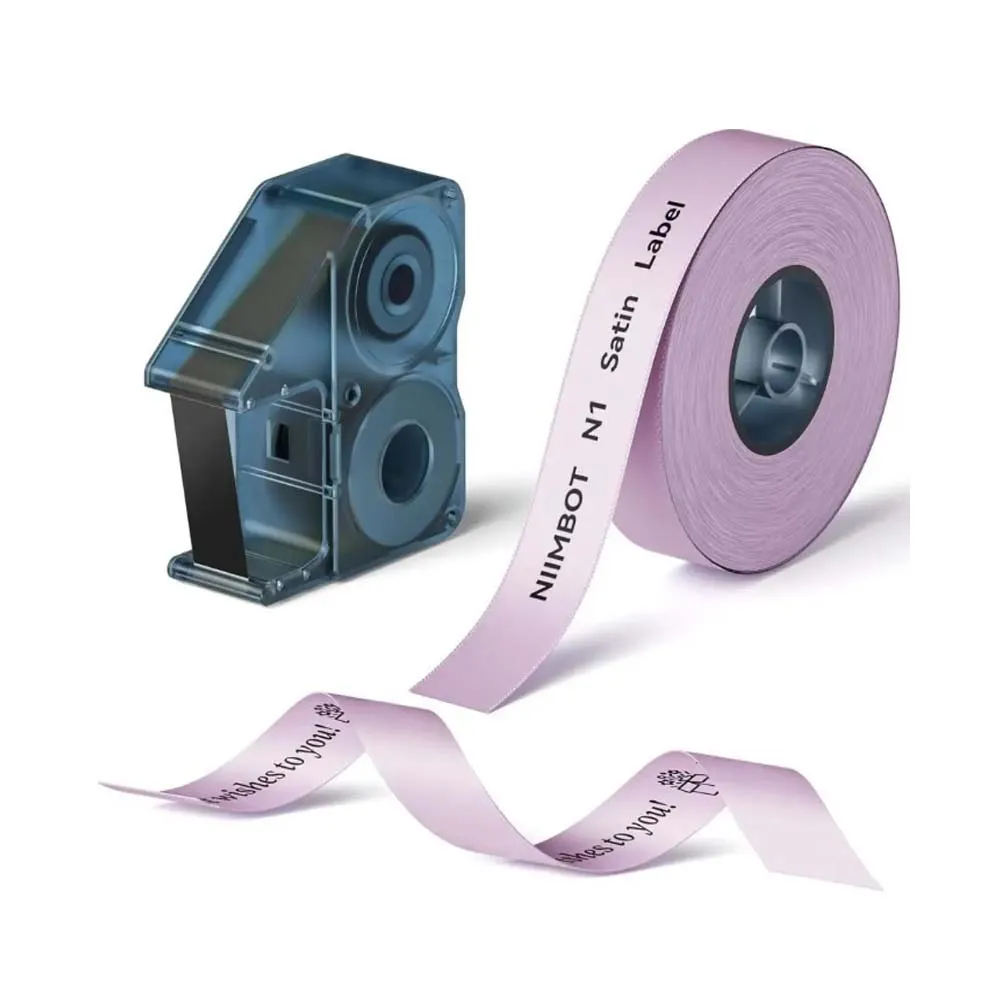 Niibot PackageSR14-5.1Blk On Purple Rbn For NIIMBOT N1